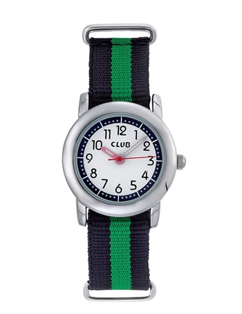  mat sølv Quartz Pige ur fra Club Time, A56528-4S0A